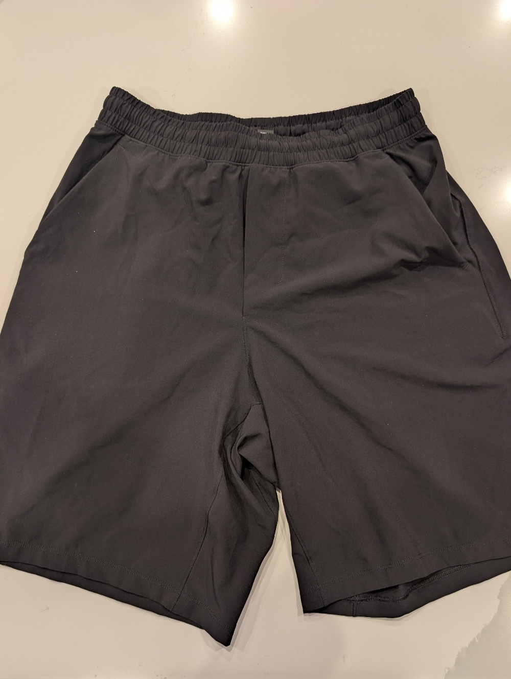 Lululemon Pace Breaker Shorts Men’s Small Black Athletic Training Linerless NWOT